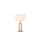 Palas Lüks Modern Doğal Alabaster Taşlı Abajur Pls-64Ul