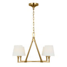 Phaedra Modern Lüks Kumaş Şapkalı Geometrik Askılı Salon Avizesi Pha-1724