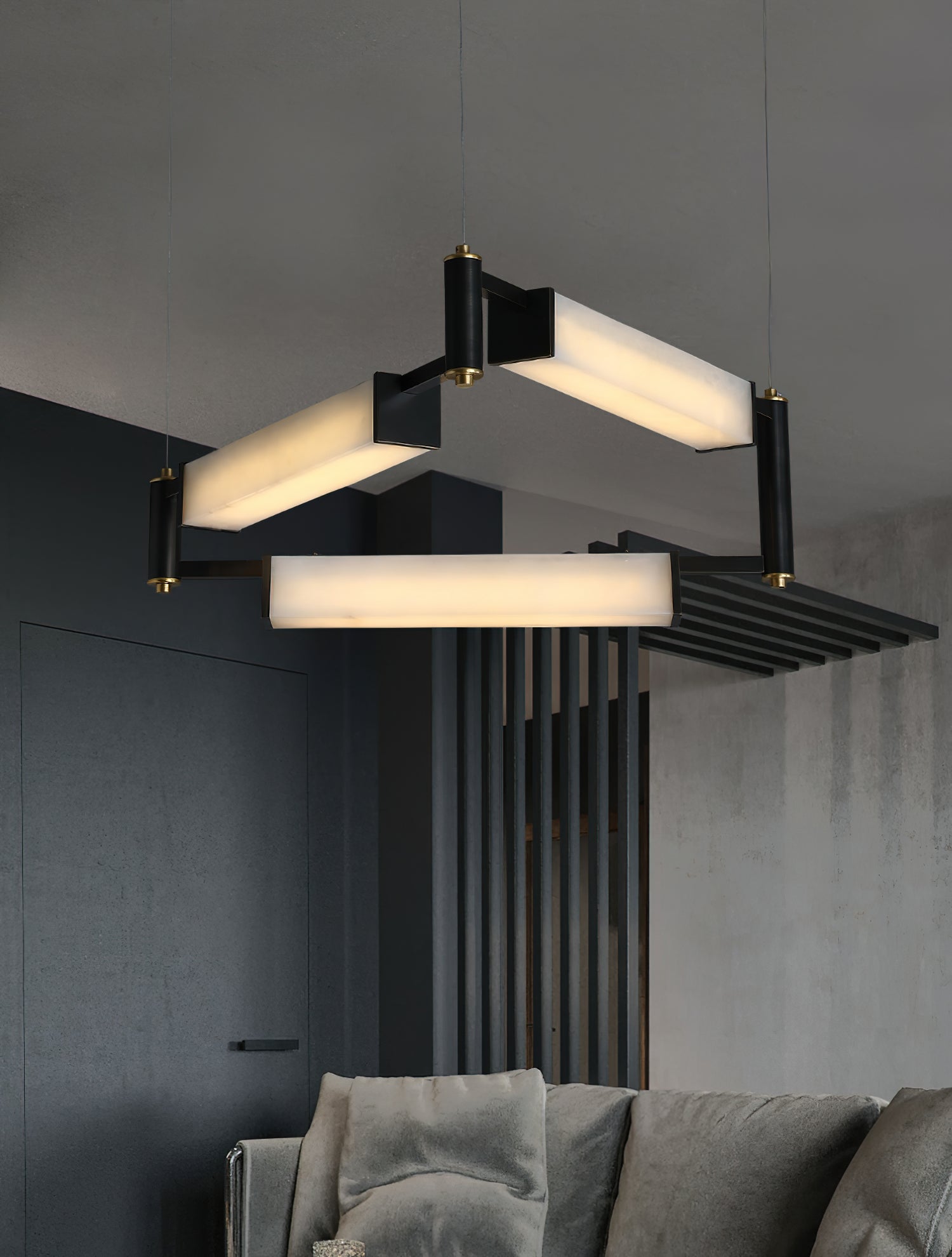 Resident Mermer Sarkıt Avize – Geometrik Tasarım Avize Ra-Avz- 7604-92-60