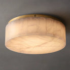 Rivage Modern Lüks Silindirik Doğal Alabaster Taşlı Tavan Sıfır Avize Plafonyer (Riv-Round-Ceil)