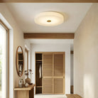 Sophirox Modern Lüks Dairesel Doğal Alabaster Taşlı Tavan Sıfır Avize (Soph-Rnd-Alb)