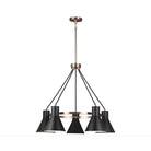 Towner Modern Lüks Konik Metal Şapkalı Çember Salon Avizesi (3141305-848)