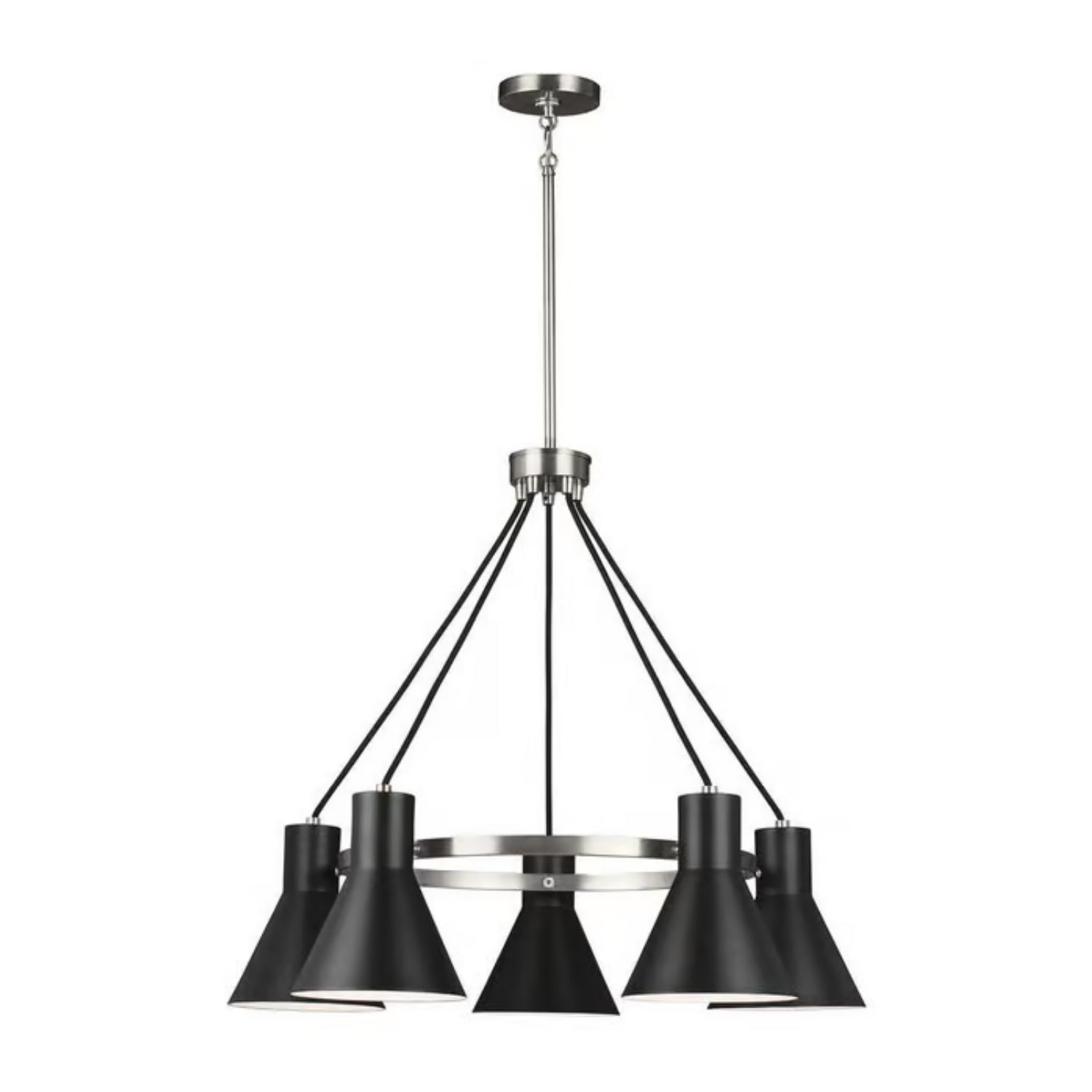 Towner Modern Lüks Konik Metal Şapkalı Çember Salon Avizesi (3141305-848)