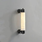 Tubixor Modern Lüks Silindirik Doğal Alabaster Taşlı Duvar Apliği (Tub-Cyl-Alb)