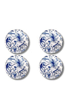 Rooms Design Studio-Bleu Blanc Collection Bardak Altlığı 4'lü Set-Bardak Altlığı-3-Milagron.com