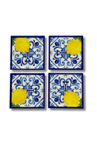 Rooms Design Studio-Limoncello Bardak Altlığı 4'lü Set-Bardak Altlığı-2-Milagron.com