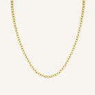 Rosefield Jnocg.J626 Oval Zincirli Çelik Kolye