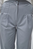 Roselenda-San Pedro Grey Pants-Kumaş Pantolon-3-Milagron.com