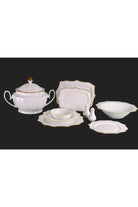 Royal London Diana Gold 60 Parça Porselen Yemek Takımı RL01-109
