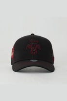 RustandRich-Baseball Şapka The Indians Collection Red Indian Siyah/kırmızı Unisex-Şapka-2-Milagron.com