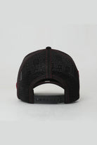 RustandRich-Baseball Şapka The Indians Collection Red Indian Siyah/kırmızı Unisex-Şapka-4-Milagron.com