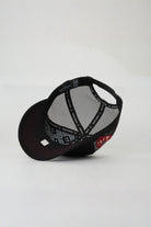 RustandRich-Baseball Şapka The Indians Collection Red Indian Siyah/kırmızı Unisex-Şapka-5-Milagron.com