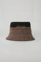 RustandRich-Bucket Şapka Premium Collection Royalty Kahverengi Unisex-Şapka-1-Milagron.com
