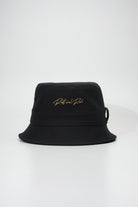 RustandRich-Bucket Şapka Timeless Collection Basic Siyah Unisex-Şapka-1-Milagron.com