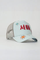 RustandRich-Trucker Şapka City's Collection Seoul Mint Yeşili Unisex-Şapka-3-Milagron.com