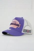 RustandRich-Trucker Şapka Space Collection Gagarin Mor Unisex-Şapka-1-Milagron.com