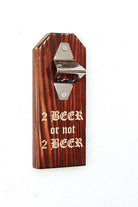 Rustic Wooden Art-2 Beer Not 2 Beer Şişe Açacağı 2-Mutfak Aksesuarları-3-Milagron.com