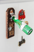 Rustic Wooden Art-The Best Beer Şişe Açacağı - Buzdolabı İçin-Mutfak Aksesuarları-1-Milagron.com