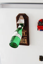 Rustic Wooden Art-The Best Beer Şişe Açacağı - Buzdolabı İçin-Mutfak Aksesuarları-3-Milagron.com