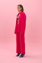 SBNM-After Party Fuchsia Shirt-Gömlek-3-Milagron.com