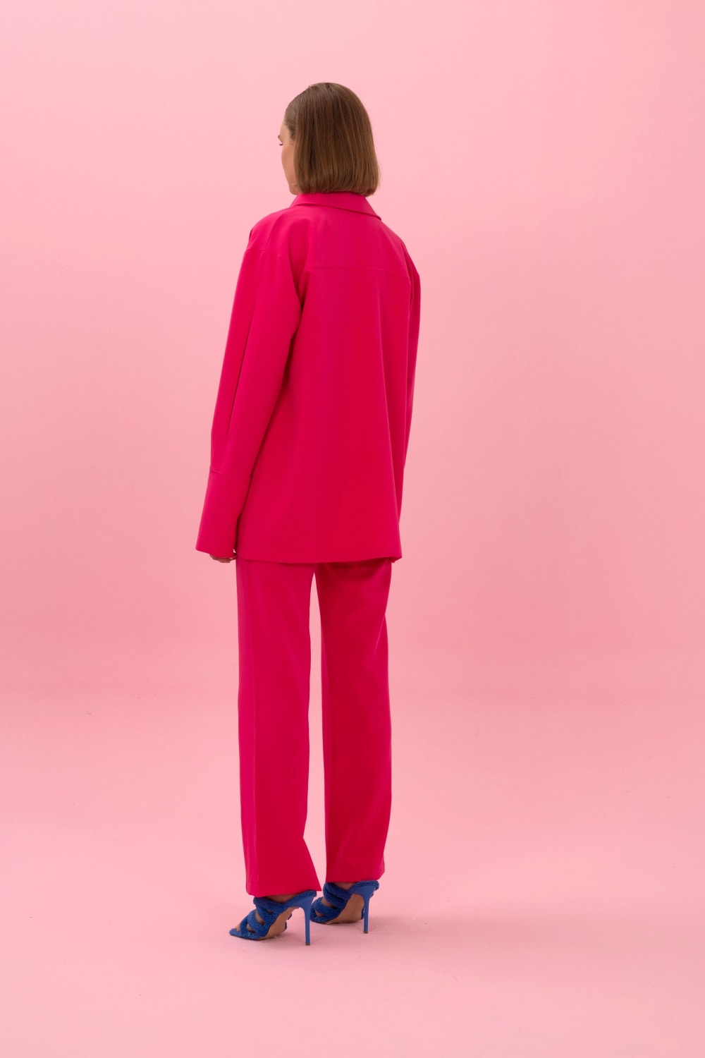 SBNM-After Party Fuchsia Shirt-Gömlek-4-Milagron.com