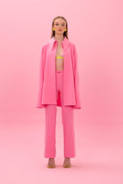 SBNM-After Party Pink Shirt-Gömlek-7-Milagron.com