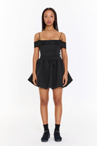 SBNM-Black Bubble Balloon Skirt-Etek-1-Milagron.com