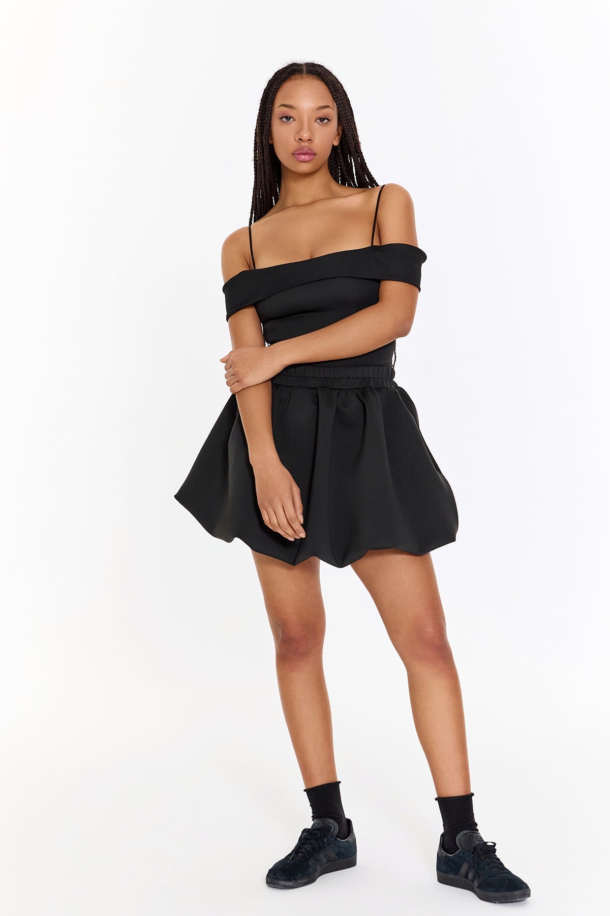 SBNM-Black Bubble Balloon Skirt-Etek-6-Milagron.com