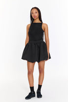 SBNM-Black High Neck Tanktop-Top-2-Milagron.com