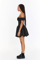 SBNM-Black Off Shoulder Top-Top-2-Milagron.com