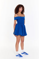 SBNM-Blue Off Shoulder Top-Top-6-Milagron.com