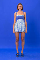 SBNM-Dancing Queen Blue Dress-Elbise-1-Milagron.com