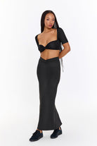 SBNM-Gypsy Black Long Skirt-Etek-8-Milagron.com