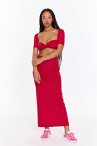 SBNM-Gypsy Fuchsia Long Skirt-Etek-5-Milagron.com