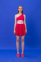 SBNM-Happy Hour Fuchsia Skirt-Etek-1-Milagron.com