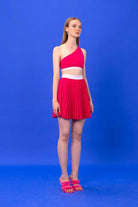 SBNM-Happy Hour Fuchsia Skirt-Etek-3-Milagron.com