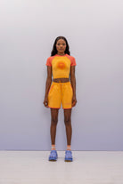 SBNM-'' I Am '' Crop Baby Tee-Crop Top-1-Milagron.com