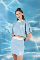 SBNM-La Dolce Vita Skirt Blue-Etek-6-Milagron.com