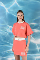 SBNM-La Dolce Vita Skirt Coral-Etek-7-Milagron.com