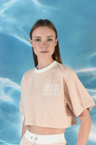 SBNM-La Dolce Vita T Shirt Beige-T-Shirts-6-Milagron.com