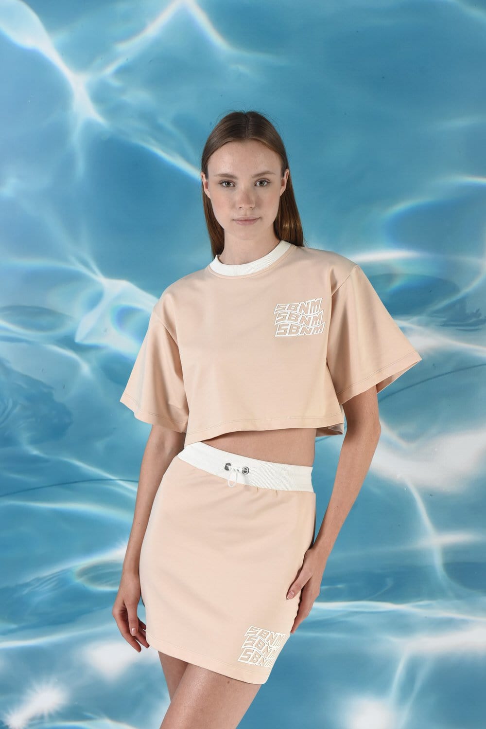 SBNM-La Dolce Vita T Shirt Beige-T-Shirts-7-Milagron.com