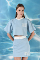 SBNM-La Dolce Vita T Shirt Blue-T-Shirts-5-Milagron.com