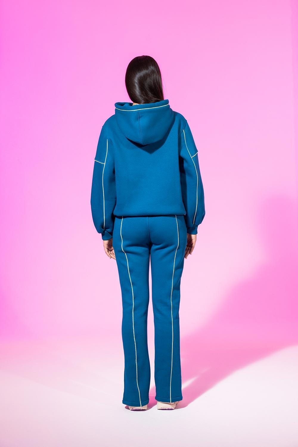 SBNM-Petrol Blue Sweatshirt-Sweatshirts & Hoodies-5-Milagron.com