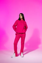 SBNM-Ruby Pink Sweatshirt-Sweatshirts & Hoodies-5-Milagron.com