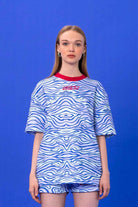 SBNM-Seasta Blue Cotton Blend T Shirt-T-Shirts-1-Milagron.com