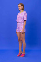 SBNM-Seasta Pink Cotton Blend Short-Şort-7-Milagron.com