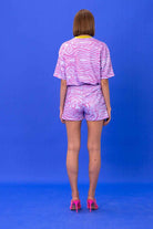 SBNM-Seasta Pink Cotton Blend Tshirt-T-Shirts-5-Milagron.com