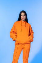 SBNM-Vivid Flame Orange Sweatshirt-Sweatshirts & Hoodies-1-Milagron.com