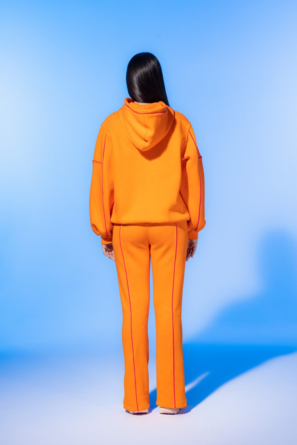 SBNM-Vivid Flame Orange Sweatshirt-Sweatshirts & Hoodies-3-Milagron.com