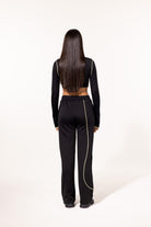 SBNM-Yellow Contrast Straight Pants-Eşofman-4-Milagron.com